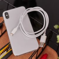 USB-Lightning кабель для iPhone original copy 1:1/PVC/white/1m/ REXANT 18-0001