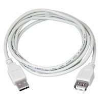 Кабель USB (шт. USB A - гн. USB A) 5 метров, серый REXANT 18-1117