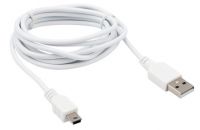 Кабель USB-mini USB/PVC/white/1,8m/ REXANT 18-1134