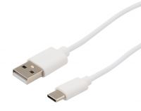 Кабель USB-Type-C/PVC/white/1m/ REXANT 18-1881