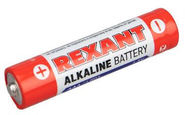 Алкалиновая батарейка AAA/LR03 экономичная упаковка 24 шт. REXANT 30-1013