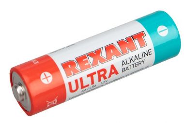 Ультра алкалиновая батарейка AA/LR6 1,5 V 2 шт. блистер REXANT 30-1025