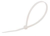 Хомут-стяжка кабельная нейлоновая 150 x 2,5мм, белая REXANT 07-0150