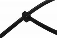 Хомут-стяжка кабельная нейлоновая 150 x 3,6мм, черная REXANT 07-0151-4