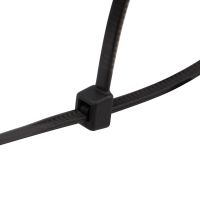 Хомут-стяжка кабельная нейлоновая 150 x 2,5мм, черная REXANT 07-0151