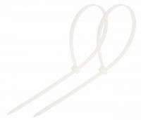 Хомут-стяжка кабельная нейлоновая 200 x 4,8мм, белая REXANT 07-0200-5