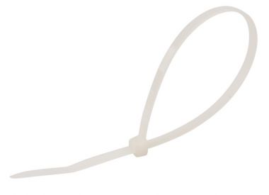 Хомут-стяжка кабельная нейлоновая 200 x 3,6мм, белая REXANT 07-0200