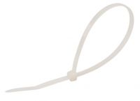 Хомут-стяжка кабельная нейлоновая 200 x 3,6мм, белая REXANT 07-0200