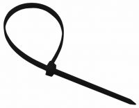 Хомут-стяжка кабельная нейлоновая 200 x 4,8мм, черная REXANT 07-0201-5