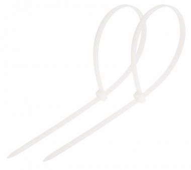 Хомут-стяжка кабельная нейлоновая 250 x 4,8мм, белая REXANT 07-0250-5