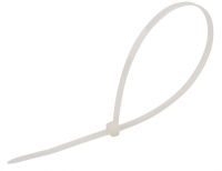 Хомут-стяжка кабельная нейлоновая 300 x 3,6мм, белая REXANT 07-0300