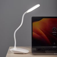 Светильник настольный Click 4Вт, LED, 4000К, диммируемый 3 ступени, заряжаемый, на основании, белый REXANT 609-002