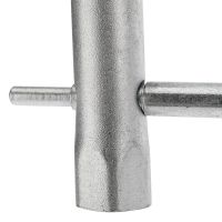 Набор ключей-трубок торцевых 8х17 мм, вороток, оцинкованные, 6 шт. REXANT 12-5874-2