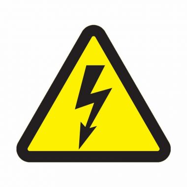 Наклейка знак электробезопасности "Опасность поражения электротоком "100*100*100 мм REXANT 56-0005 ― REXANT