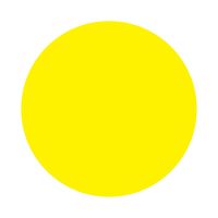 Наклейка информационный знак «Желтый круг» d - 150 мм REXANT 56-0014
