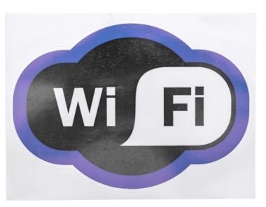 Наклейка информационный знак «Зона Wi-Fi» 150х200 мм REXANT 56-0017 ― REXANT