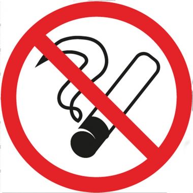 Наклейка информационный знак "Курить запрещено" 200х200 REXANT 56-0035