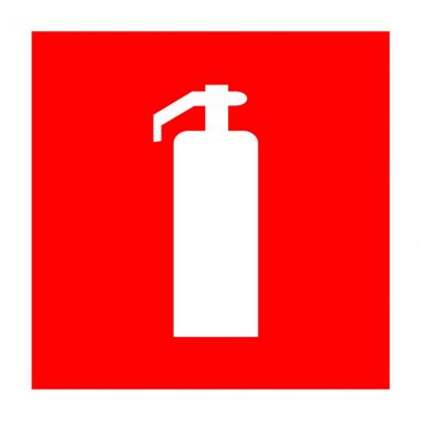 Наклейка знак пожарной безопасности «Огнетушитель» 150х150 мм REXANT 56-0051-1