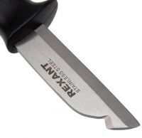 Нож монтажника с чехлом лезвие 67 мм REXANT 12-4939