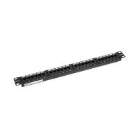 Панель коммутационная 19" PRO, 1U, 24 порта, UTP, RJ-45, CAT 6 REXANT 02-0234