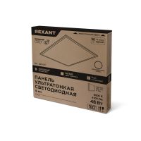Панель ультратонкая светодиодная 9 мм 4100 Лм 6500 K холодный свет REXANT 606-007