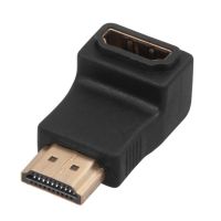 Переходник штекер HDMI - гнездо HDMI, угловой REXANT 17-6805
