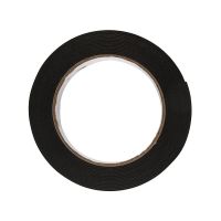Двухсторонний скотч, черная, вспененная ЭВА основа, 25 мм, ролик 5 м REXANT 09-6125