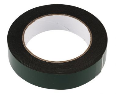 Двухсторонний скотч, черная, вспененная ЭВА основа, 25 мм, ролик 5 м REXANT 09-6125 ― REXANT