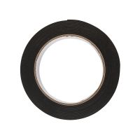 Двухсторонний скотч, черная, вспененная ЭВА основа, 30 мм, ролик 5 м REXANT 09-6130