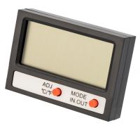 Термометр электронный комнатно-уличный с часами REXANT 70-0505