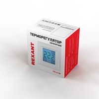 Терморегулятор сенсорный RX-419B, белый, совместим с Legrand серии Valena REXANT 51-0584