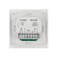 Терморегулятор сенсорный RX-419B, белый, совместим с Legrand серии Valena REXANT 51-0584