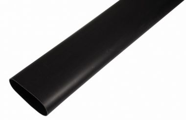 Термоусаживаемая трубка клеевая 75,0/22,0 мм, (3-4:1) черная, упаковка 2 шт. по 1 м REXANT 26-0075