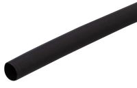 Трубка термоусаживаемая 3,0/1,5 мм черная, ролик 2,44 м REXANT 29-0006