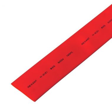 Термоусаживаемая трубка 25,0/12,5 мм, красная, упаковка 10 шт. по 1 м REXANT 22-5004 ― REXANT