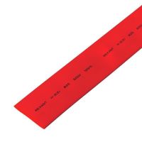 Термоусаживаемая трубка 25,0/12,5 мм, красная, упаковка 10 шт. по 1 м REXANT 22-5004
