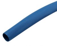 Трубка термоусаживаемая 4,0/2,0 мм синяя, ролик 2,44 м REXANT 29-0015