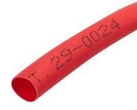 Трубка термоусаживаемая 5,0/2,5 мм красная, ролик 2,44 м REXANT 29-0024