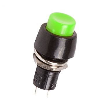 Выключатель-кнопка 250V 1А (2с) ON-OFF зеленая Micro REXANT 36-3073 ― REXANT