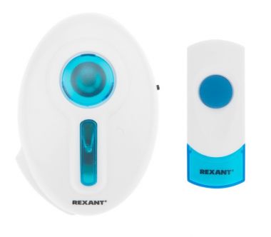 Беспроводной дверной звонок 220 вольт кнопка IP 44 RX-6 REXANT 73-0060 ― REXANT